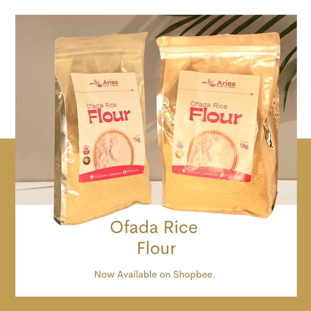 Ofada Rice Flour - Authentic Nigerian Whole Grain Flour