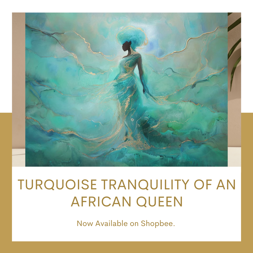 Turquoise Tranquility of an African Queen