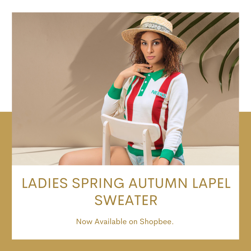 Ladies Spring Autumn Lapel Sweater