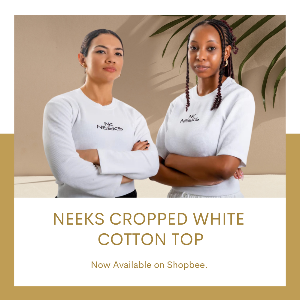 Neeks Cropped white Cotton Top