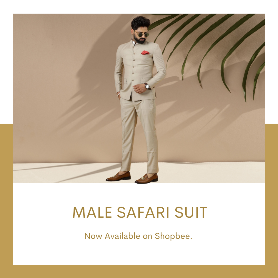 male safari suit