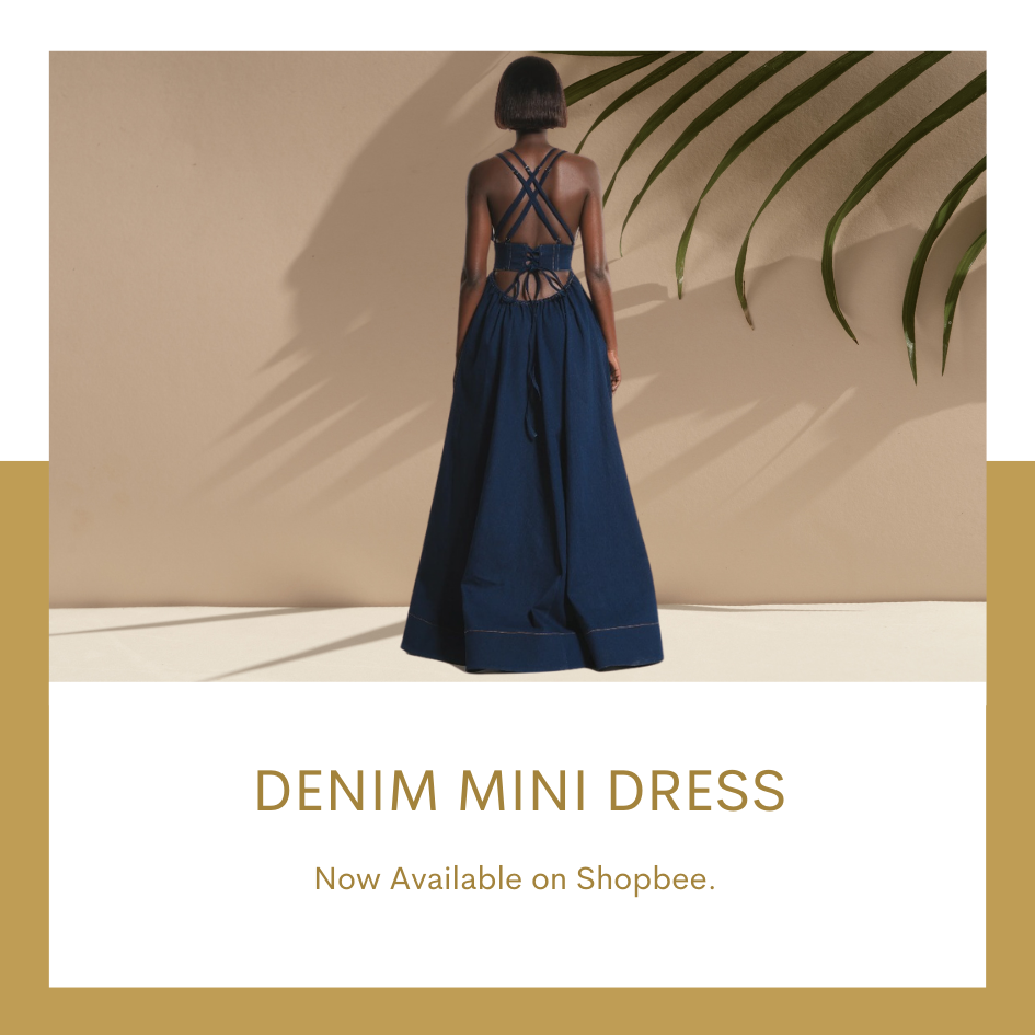 DENIM MAXI DRESS