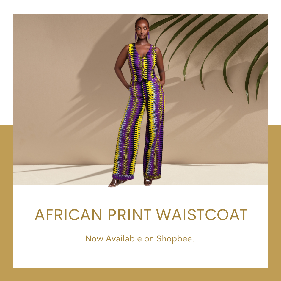 AFRICAN PRINT WAISTCOAT