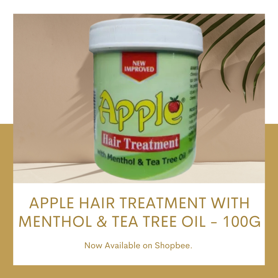 APPLE HAIR TREATMENT With Menthol & Tea Tree Oil - 100g