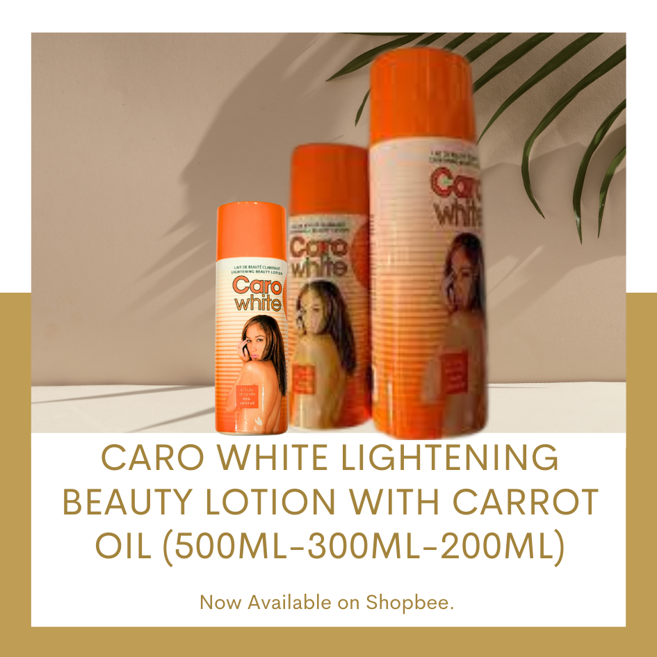 Caro White Lightening Beauty Lotion with Carrot Oil (500ml-300ml-200ml)