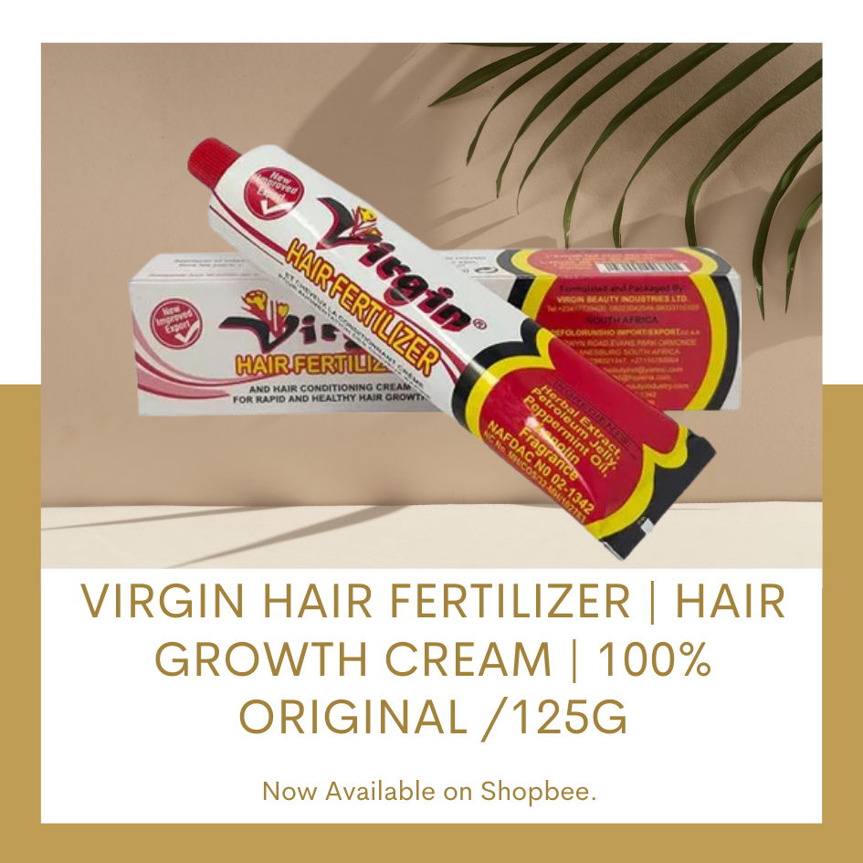 VIRGIN HAIR FERTILIZER | HAIR GROWTH CREAM | 100% ORIGINAL /125g