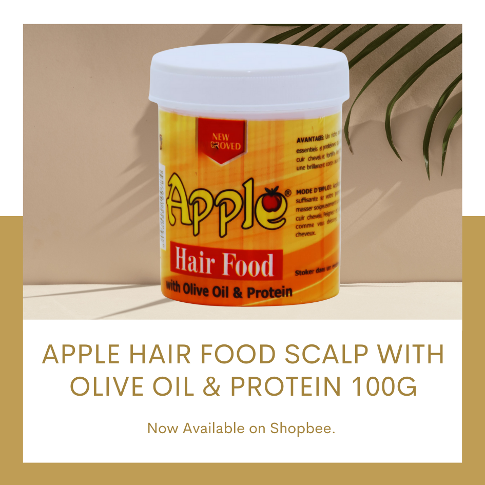 Apple Hair Food Scalp with Olive Oil & Protein 100g