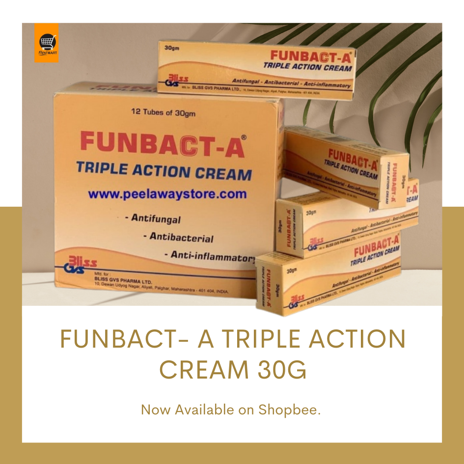 Funbact- A Triple Action Cream 30g