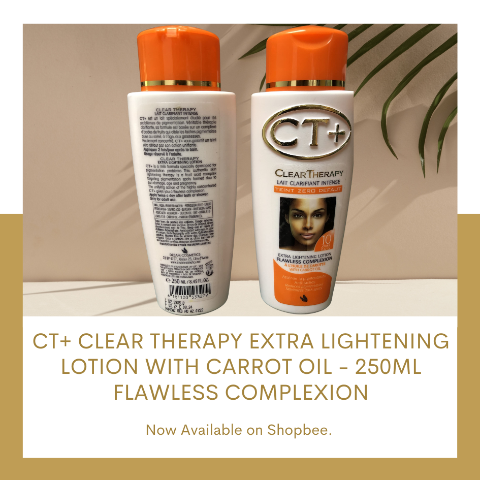 CT+ Clear Therapy Extra Lightening Lotion with Carrot Oil - 250ml FLAWLESS COMPL