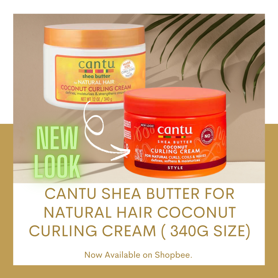 CANTU Shea Butter for Natural Hair Coconut Curling Cream ( 340g Size)