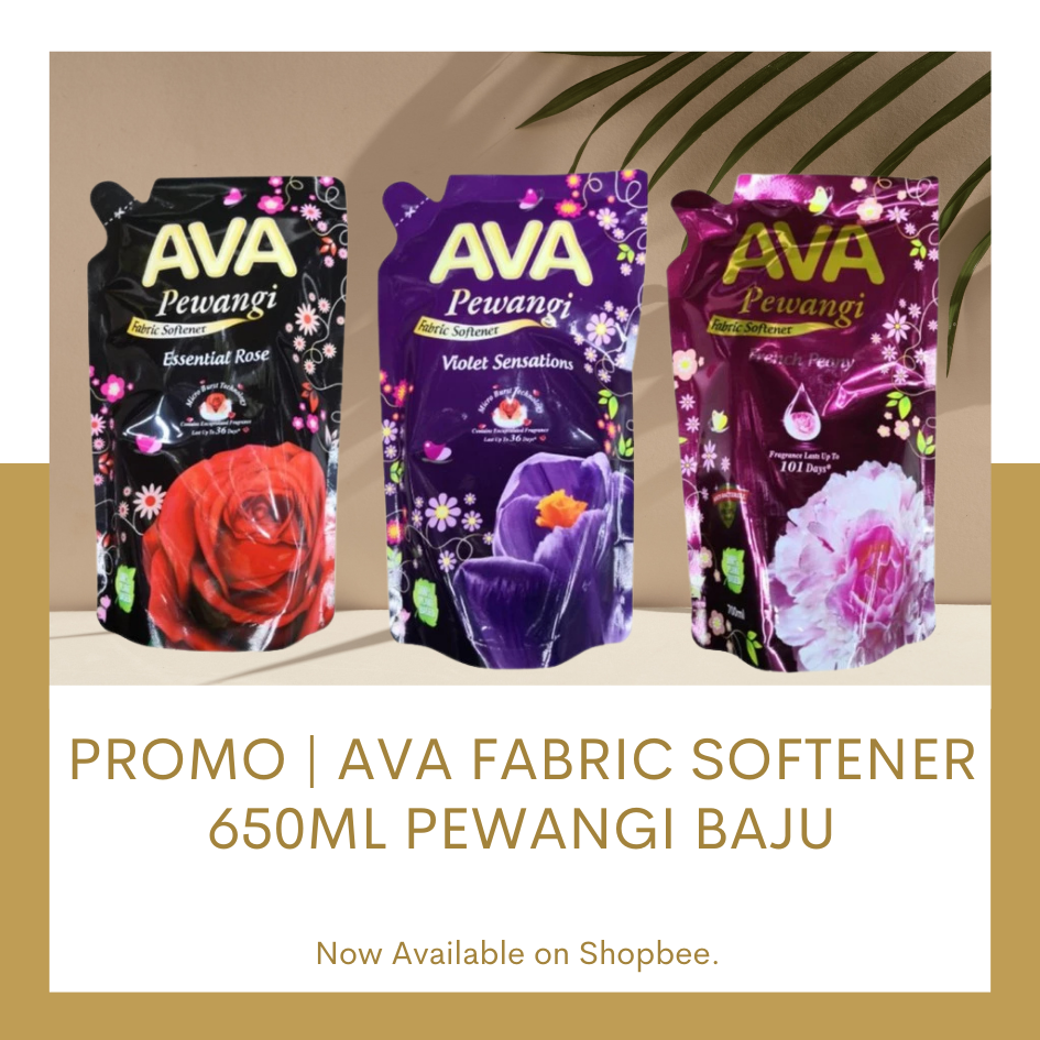 PROMO | AVA FABRIC SOFTENER 650ml PEWANGI BAJU