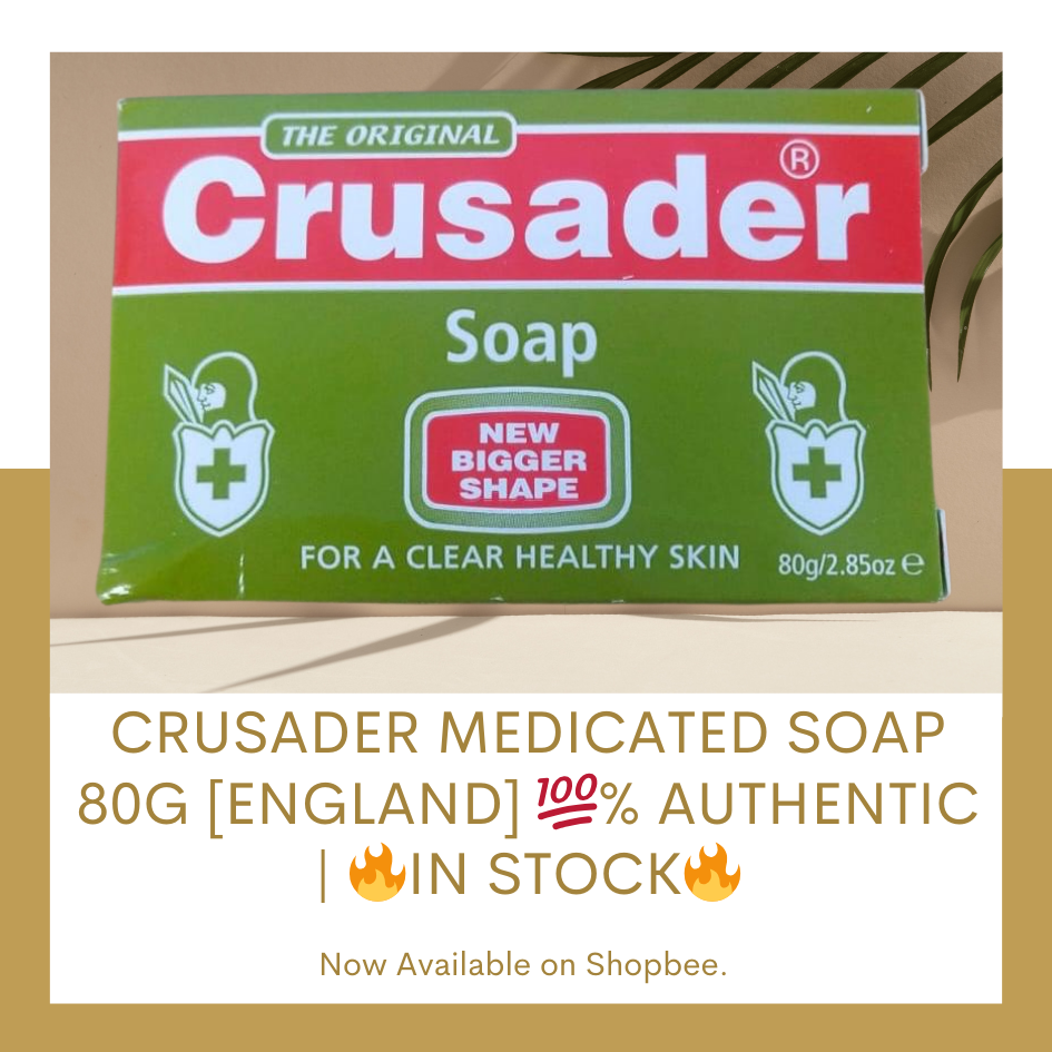 Crusader Medicated Soap 80g [England] 💯% Authentic | 🔥In Stock🔥