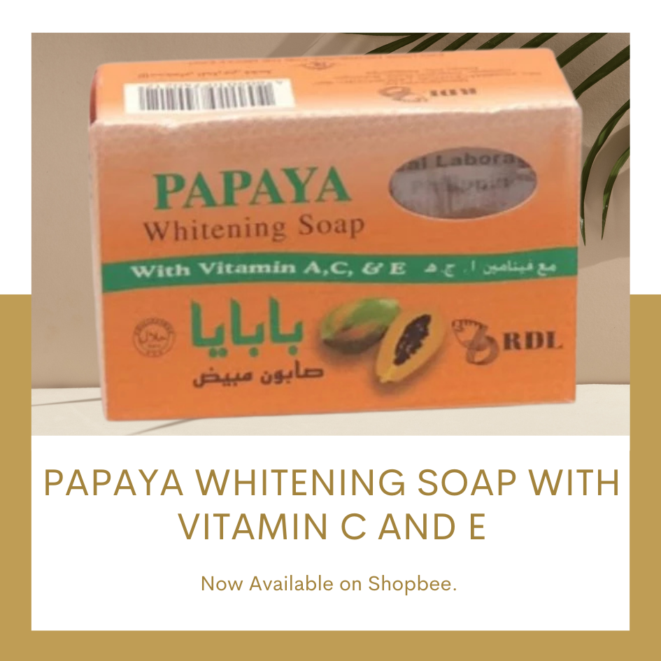 PAPAYA WHITENING SOAP WITH VITAMIN C AND E