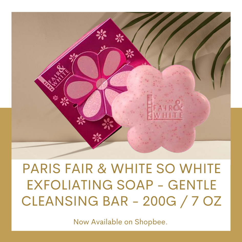 Paris Fair & White So White Exfoliating Soap - Gentle Cleansing Bar - 200g / 7 o