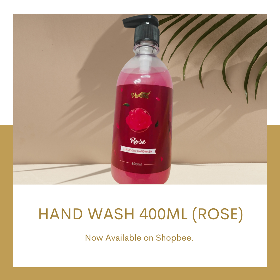 Hand Wash 400ml (Rose)