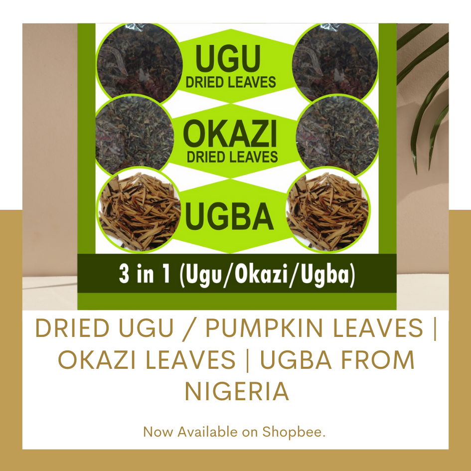 Dried Ugu / Pumpkin Leaves | Okazi Leaves | Ugba from Nigeria