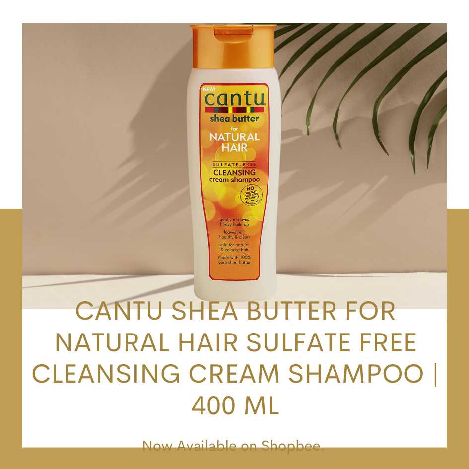 CANTU SHEA BUTTER FOR NATURAL HAIR SULFATE FREE CLEANSING CREAM SHAMPOO | 400 ML